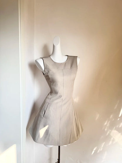 Modern Jewel Neck A-Line Birthday Dresses With Pocket Homecoming Dress AP6043