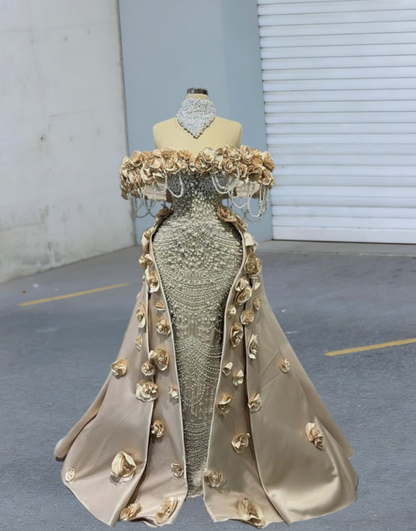 Y2K Style Off-Shoulder Sheath Sweet 16th Dresses Beading Appliques Prom Dress AP6135