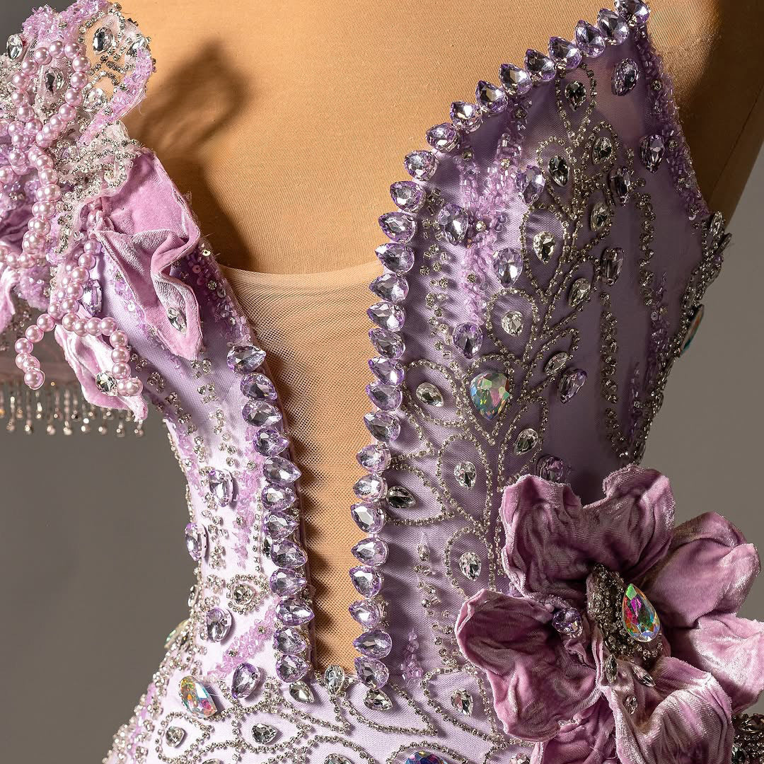 Glam Sheath Strapless Handmade Flowers Sweet 16th Dresses Crystals Beading Prom Dress AP6183