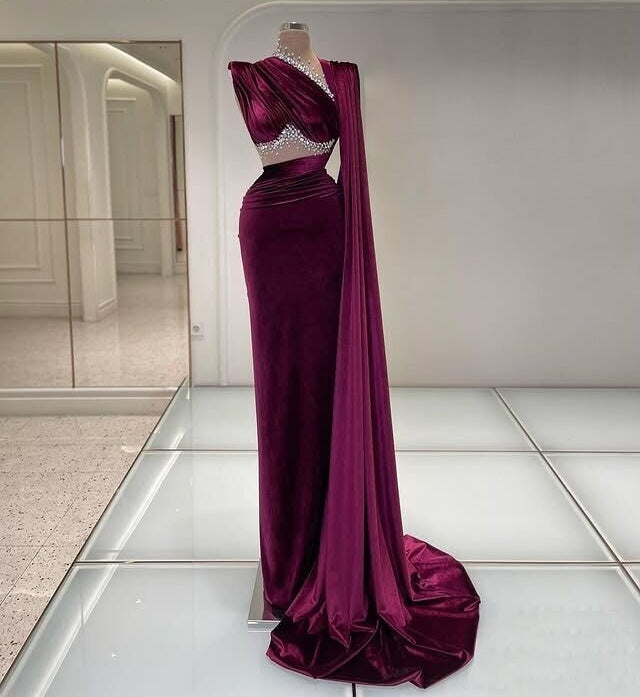 Artistic Prom Dress Sheath Illusion Neck Beading Sweet 16th Dresses AP6572
