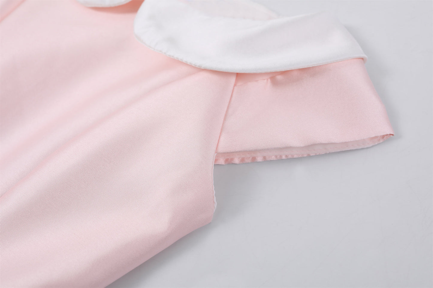 Delicate Bow Waist A-Line Midi Dress Short Sleeve Retro 50s Satin Jewel Neck Long Dress AP6783