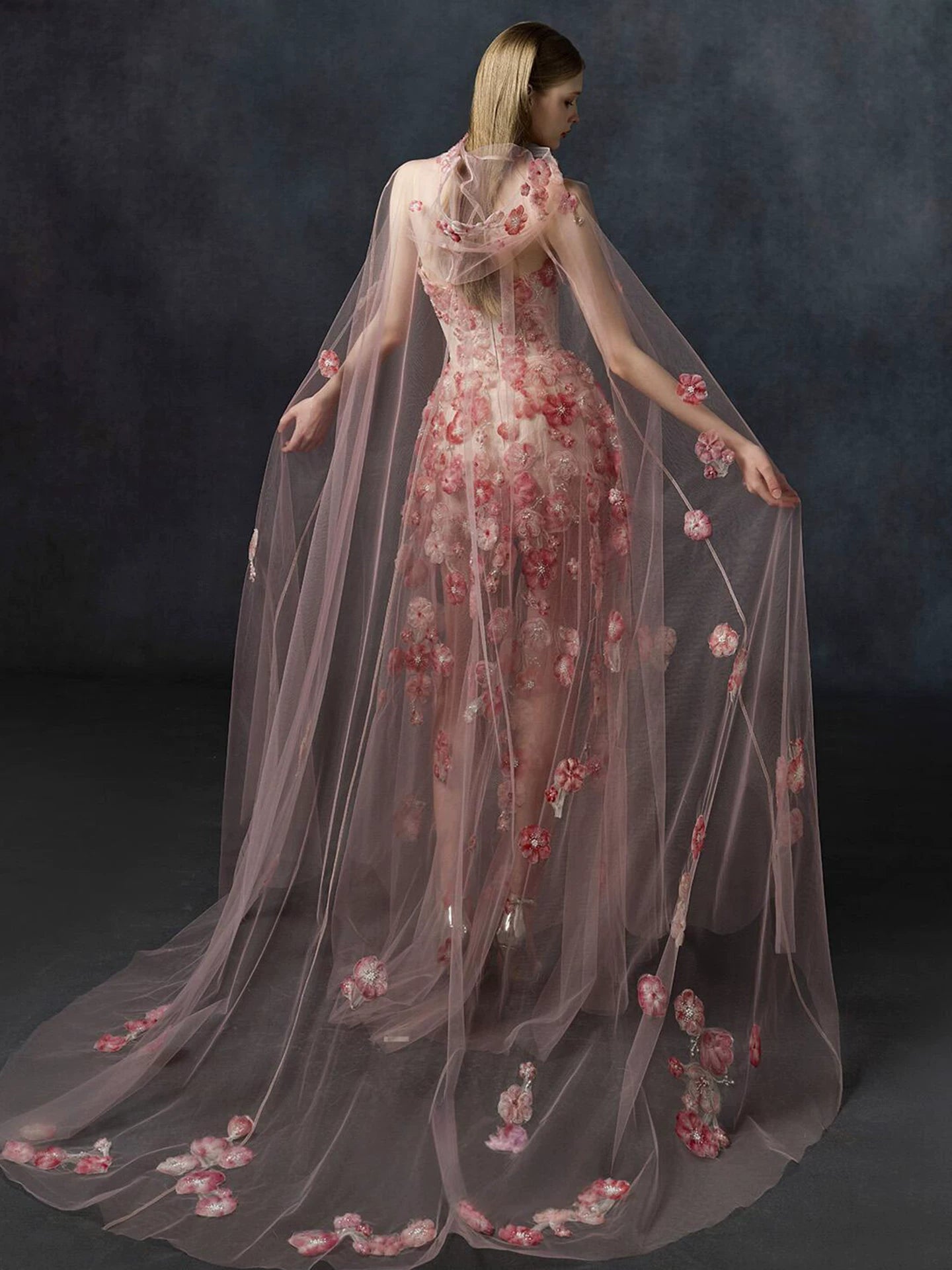 Dopamine Style Strapless Pink Prom Dress Appliques Beads A-Line Formal Gowns AP7103