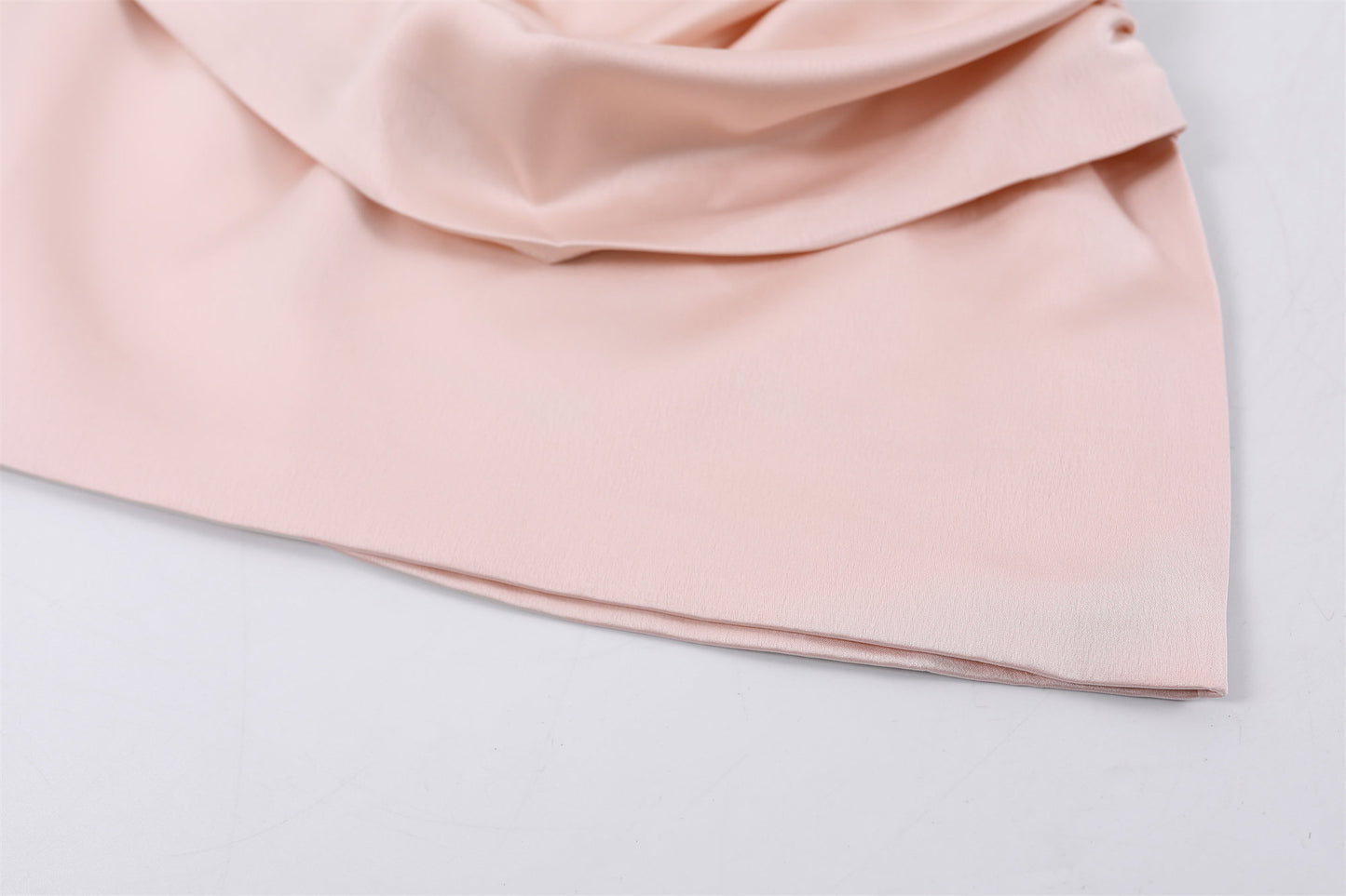 Minimalist Satin Ruched Sheath Mini Skirt Girly Pink Spaghetti Strap Corset Bow Detail Short Dress AP7185
