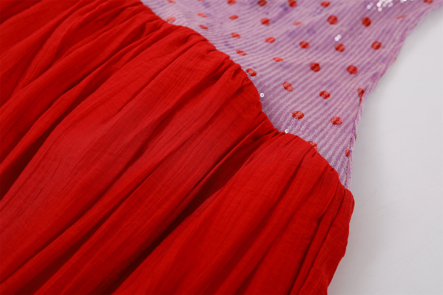 Lovely Sequin Top A-Line Maxi Dresses Glam Rock Color Block Racerback Evening Galas Long Dress AP7215