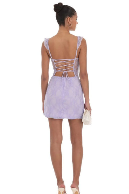 Charming Lace Bodycon Homecoming Dress with Spaghetti Straps and Side Slit AS011