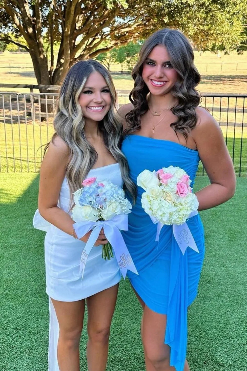 Elegant Ruched Strapless Chiffon Homecoming Dress with Asymmetrical Detail AS048