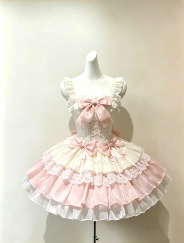 Cute Square Neck Ruffle Straps Multi-Layer Lace Tulle A Line Short Homecoming Dress With Bows AS1221