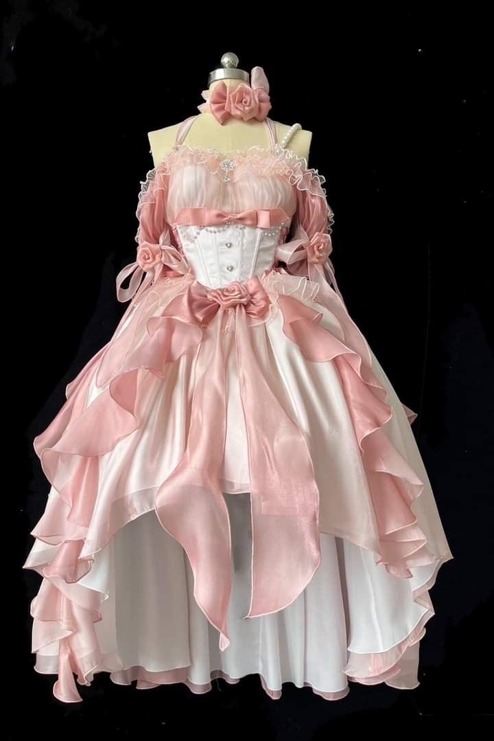 Romantic White Pink Off Shoulder Puff Short Sleeve Bow 3D Rose Pearl Chain High Low A Line Short Homecoming Dress AS1546