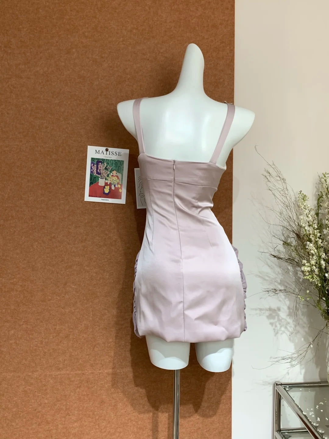 Luxury Pale Lavender V-Neck Rhinestone Straps Draped Bodycon Short Homecoming Dress AS3179