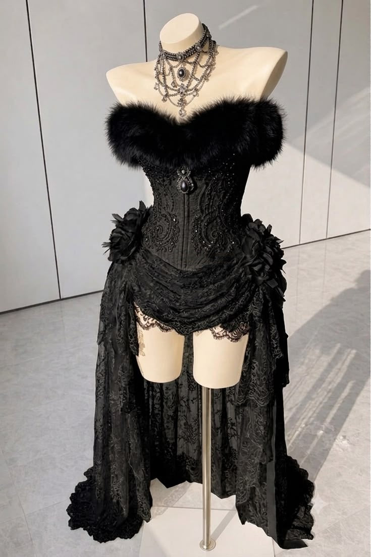 Luxury Red Strapless Fur Trim Beaded High Low Bodycon Birthday Party Dress Homecoming Dress AS3248