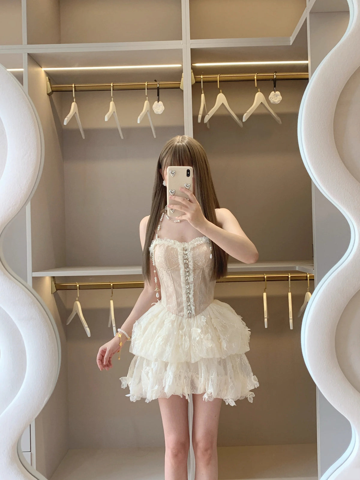 Romantic Pink Spaghetti Straps Sweetheart Rhinestone Lace A Line Short Homecoming Dress Birthday Dress AS3275