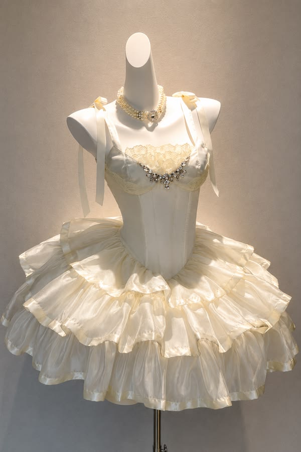 Elegant Cream Straps Bow Rhinestone Lace Corset A Line Short Homecoming Dress Birthday Dress AS3419