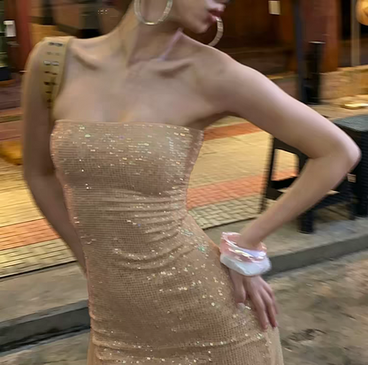 Stunning Pink Strapless Rhinestone Bodycon Short Homecoming Dress Birthday Dress AS3463