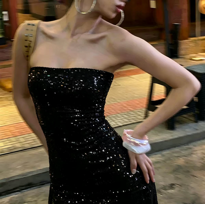 Stunning Pink Strapless Rhinestone Bodycon Short Homecoming Dress Birthday Dress AS3463