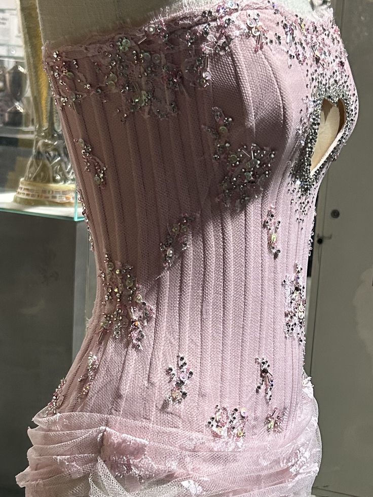 Chic Pink Strapless Heart Cutout Beaded Lace Ruched Bodycon Short Homecoming Dress Birthday Dress AS3479
