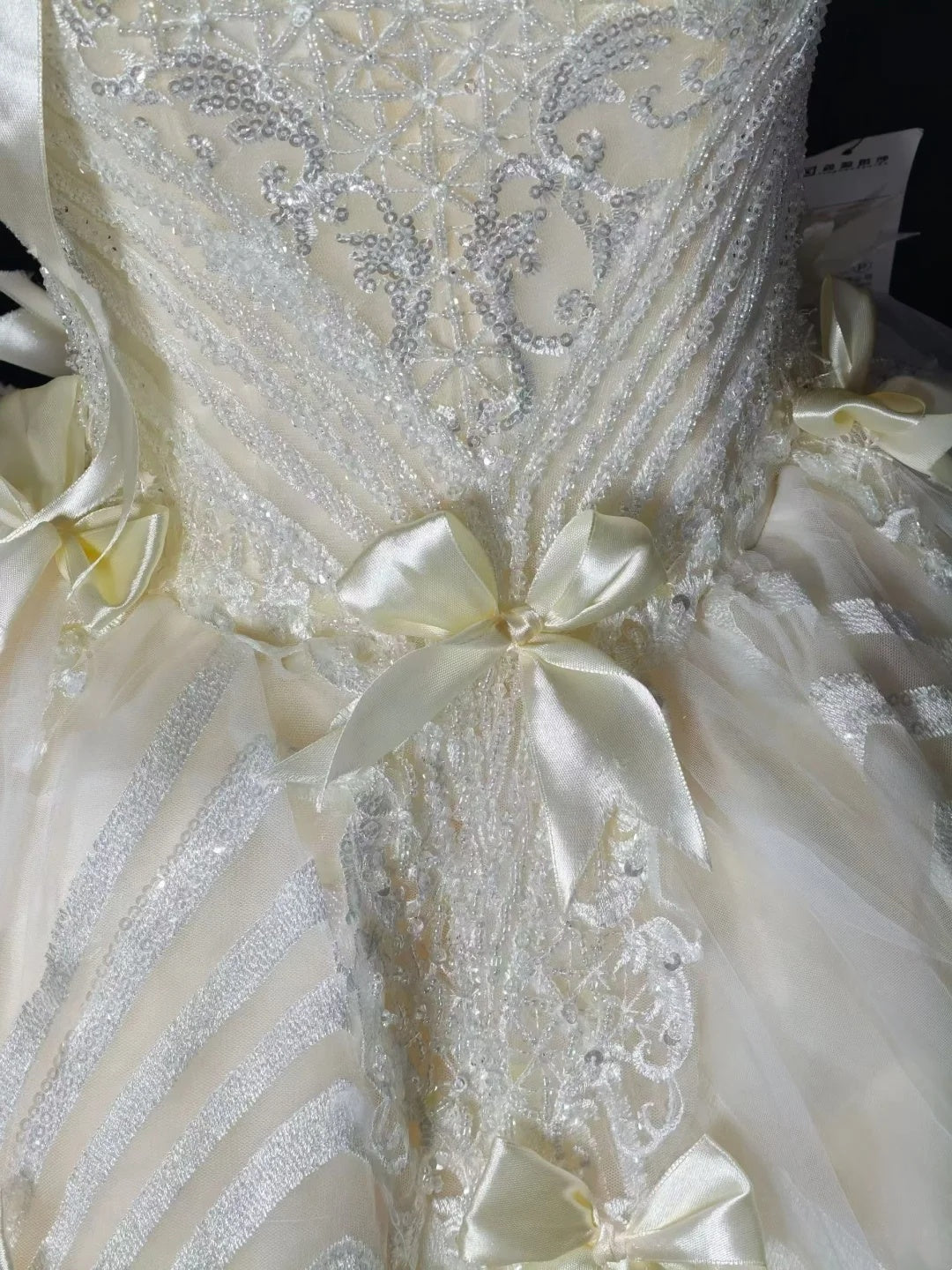 Luxury Ivory Sleeveless Lace Beaded Bow A Line Short Homecoming Dress Birthday Dress AS3501