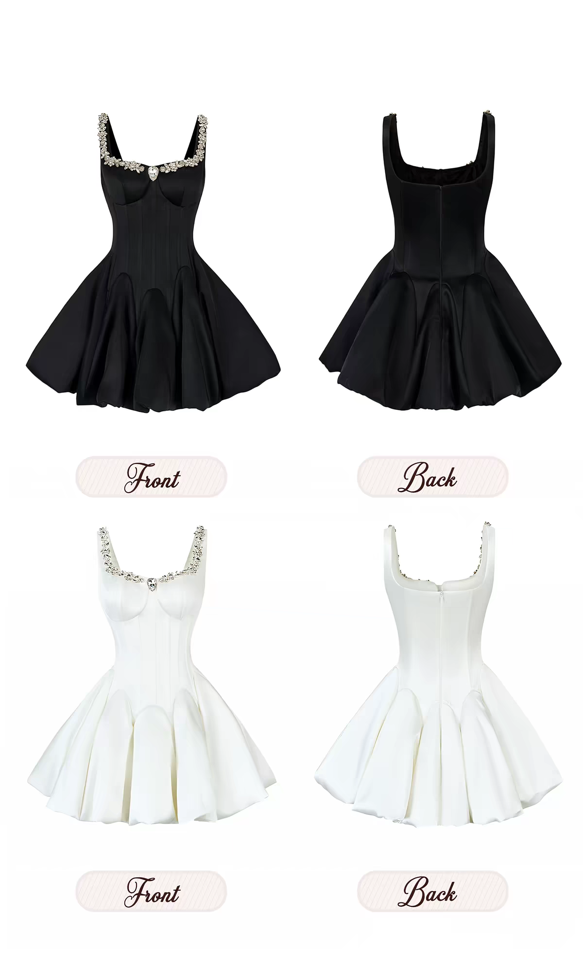 Glam Black Sweetheart Rhinestone Strap A Line Short Homecoming Dress Birthday Dress AS3545