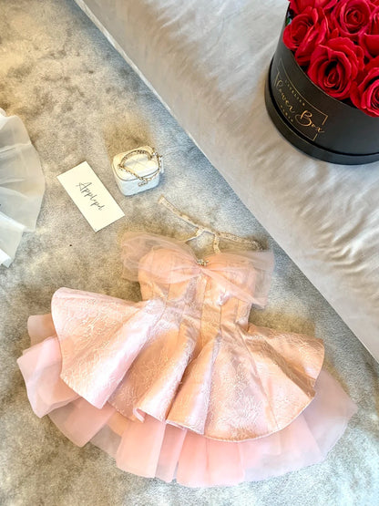 Dreamy Pink Off Shoulder Halter Rhinestone Sequin Lace A Line Short Homecoming Dress Birthday Dress AS3551