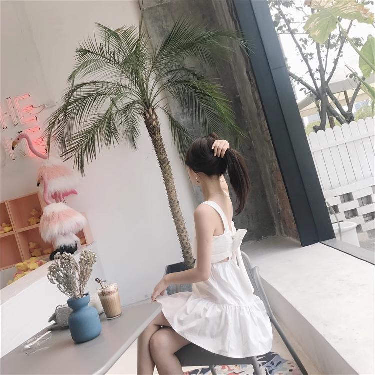 New Fashion Sleeveless Backless Beach Slim Spaghetti Strap Dress  AP0243