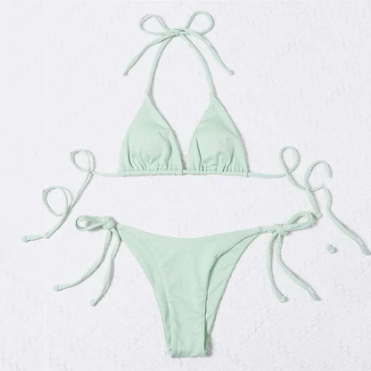 Sexy New Fashion Halter Neck Type Knot Two Piece Bikini AP000144