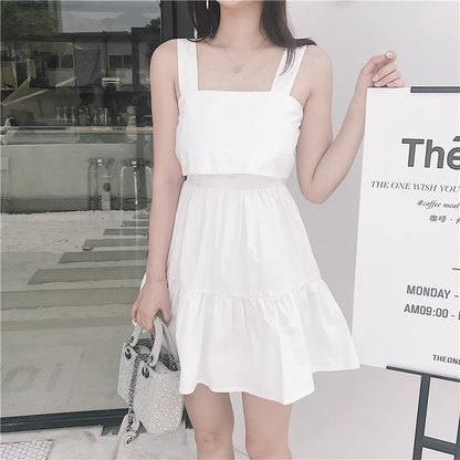 New Fashion Sleeveless Backless Beach Slim Spaghetti Strap Dress  AP0243
