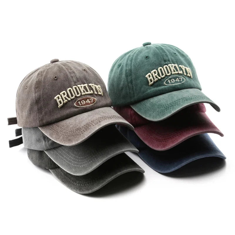 Vintage Brooklyn 1947 Adjustable Simple Fashion Baseball Cap AP00223