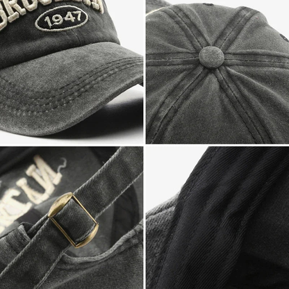 Vintage Brooklyn 1947 Adjustable Simple Fashion Baseball Cap AP00223