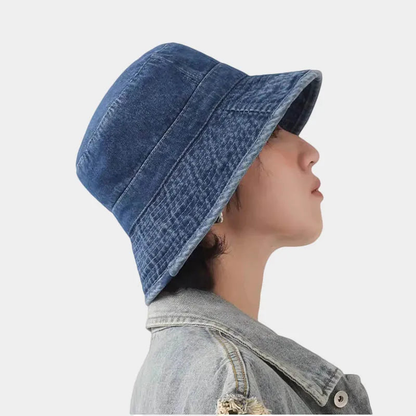 Denim Bucket Hat Unisex Casual Outdoor Style AP00233