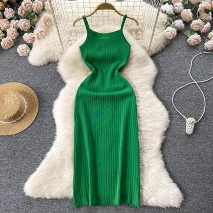 Simple Spaghetti Strap Dress AP0006