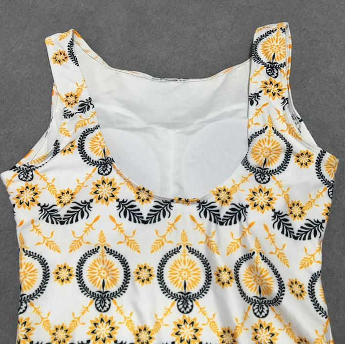 New  Fashion Vintage Printed Bikini One-piece for Women AP000111