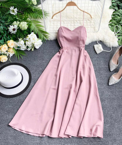 New Style Cute A Line Chiffon Backless Dress Fashion Girl Dress AP00081
