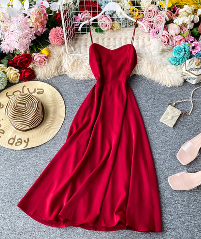 New Style Cute A Line Chiffon Backless Dress Fashion Girl Dress AP00081