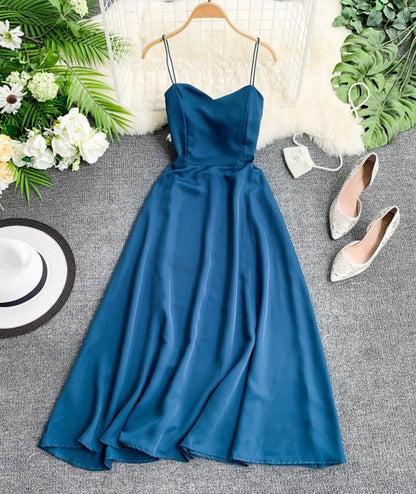 New Style Cute A Line Chiffon Backless Dress Fashion Girl Dress AP00081