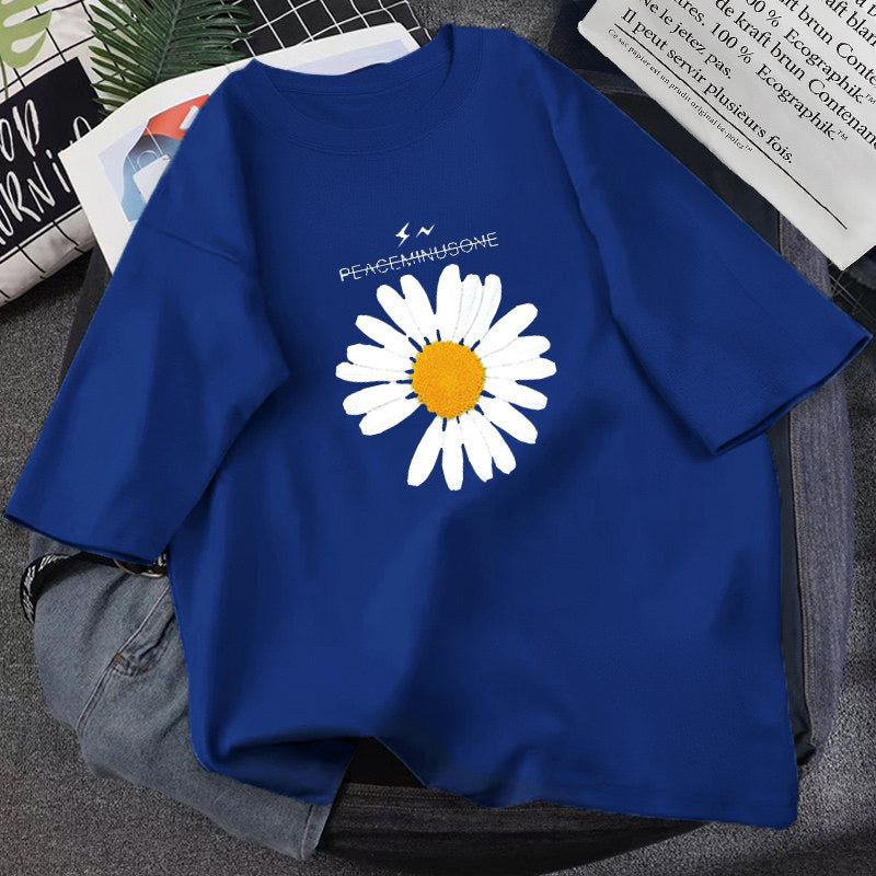 Daisy,cartoon T - Shirt, Loose Fun T - Shirt, Couple T - Shirt AP00037