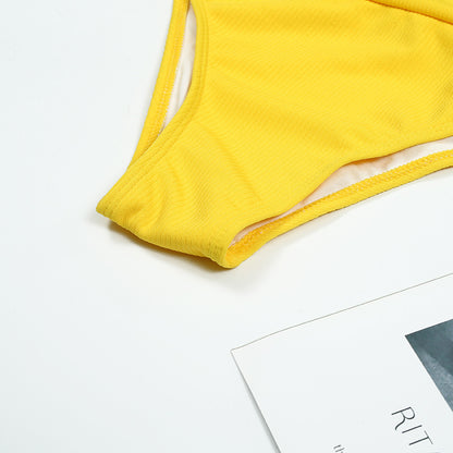 New Fashion Digital Print High Waisted Bikini At Chest AP000147