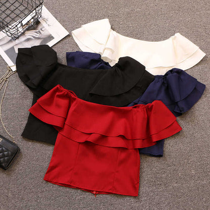 Street, Retro, Brick Red Letter Pattern Printed Short-sleeved T-shirt, Summer Loose Top AP00028