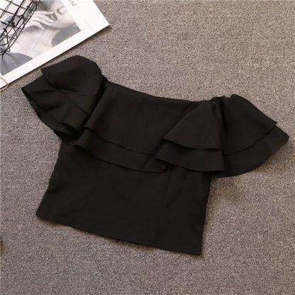 Street, Retro, Brick Red Letter Pattern Printed Short-sleeved T-shirt, Summer Loose Top AP00028