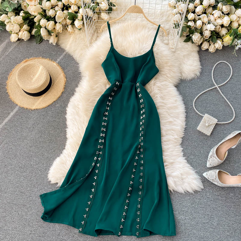 Simple Cute A Line New Fashion Long Dress AP00082