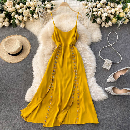 Simple Cute A Line New Fashion Long Dress AP00082