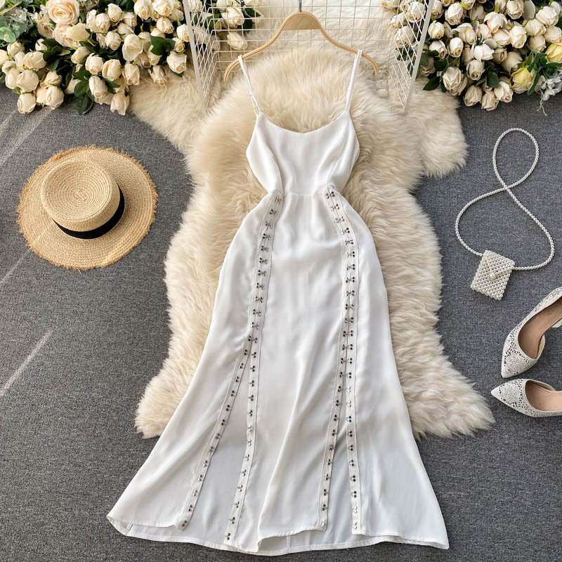 Simple Cute A Line New Fashion Long Dress AP00082