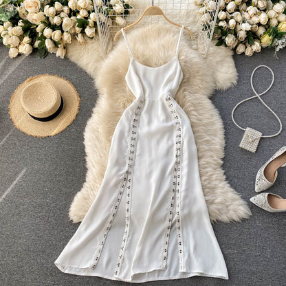 Simple Cute A Line New Fashion Long Dress AP00082