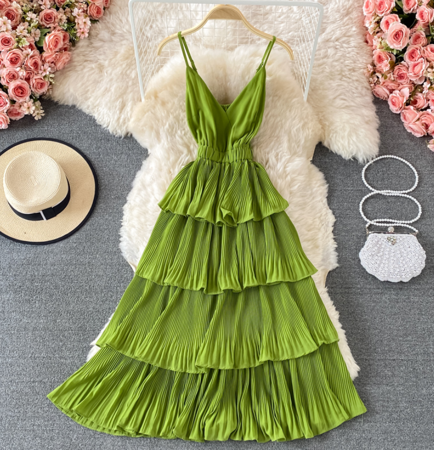 New Fashion Cute A Line Long Dress Fashion Simple Dress AP00083