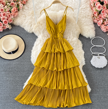 New Fashion Cute A Line Long Dress Fashion Simple Dress AP00083