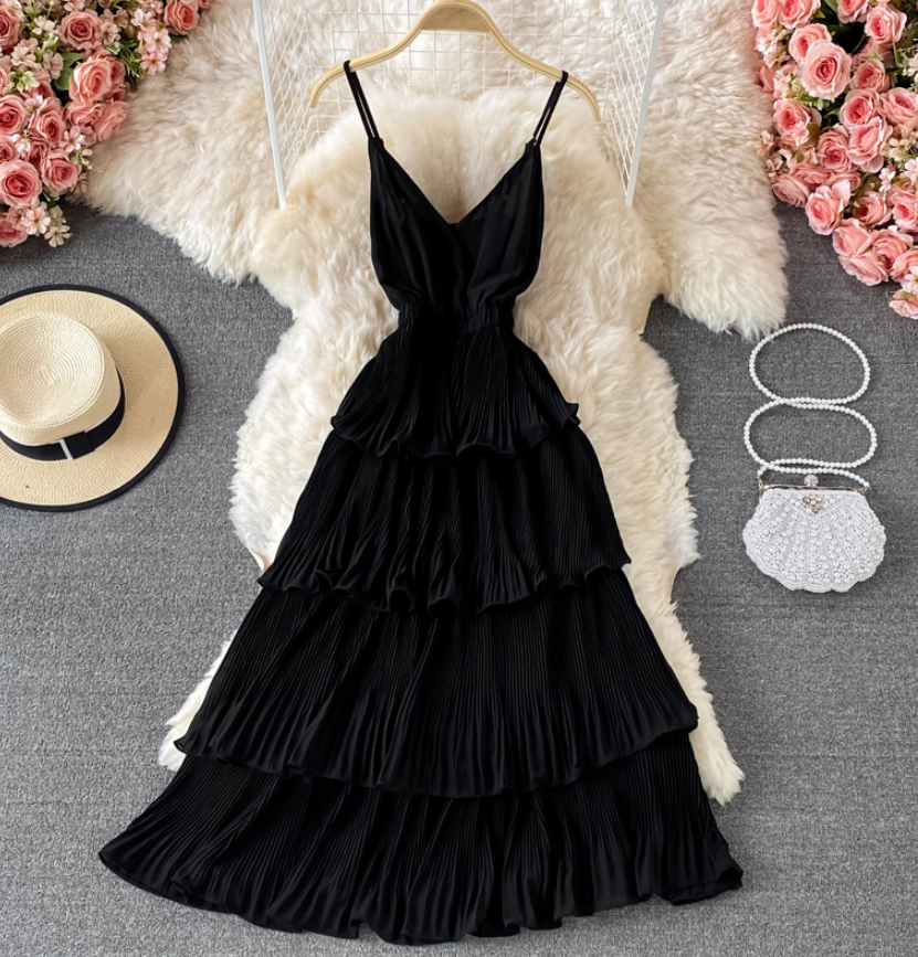 New Fashion Cute A Line Long Dress Fashion Simple Dress AP00083