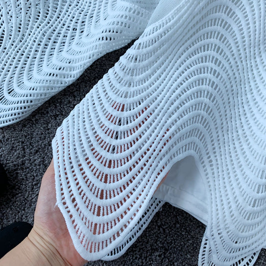 Cute Flared Sleeve Lace Top for Women AP000105