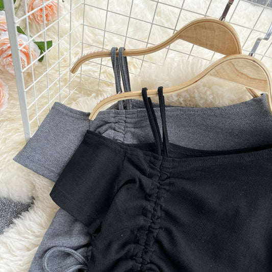 Simple Cute One Shoulder T-shirt for Women AP000108