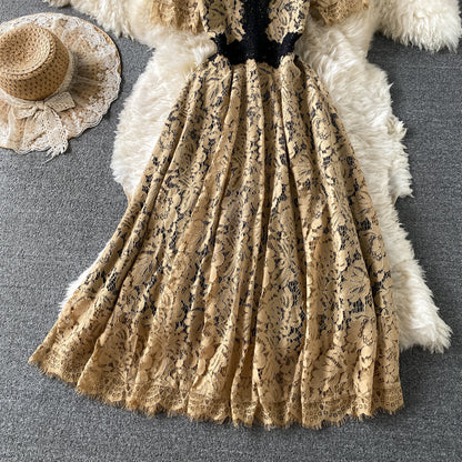 Elegant Lace Short New Sumple Dress A Line Fashion Dress AP00090