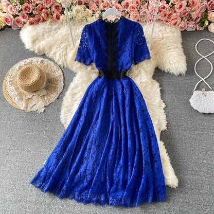 Elegant Lace Short New Sumple Dress A Line Fashion Dress AP00090