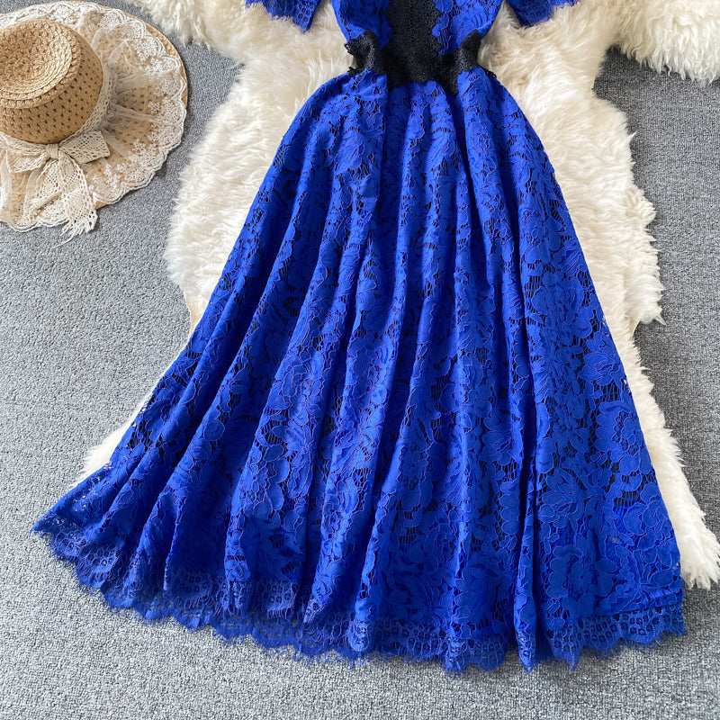 Elegant Lace Short New Sumple Dress A Line Fashion Dress AP00090