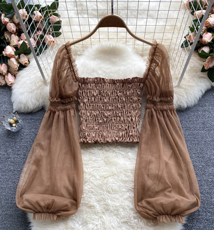 Temperament Slim Stretch Long-sleeved Shirt AP00035